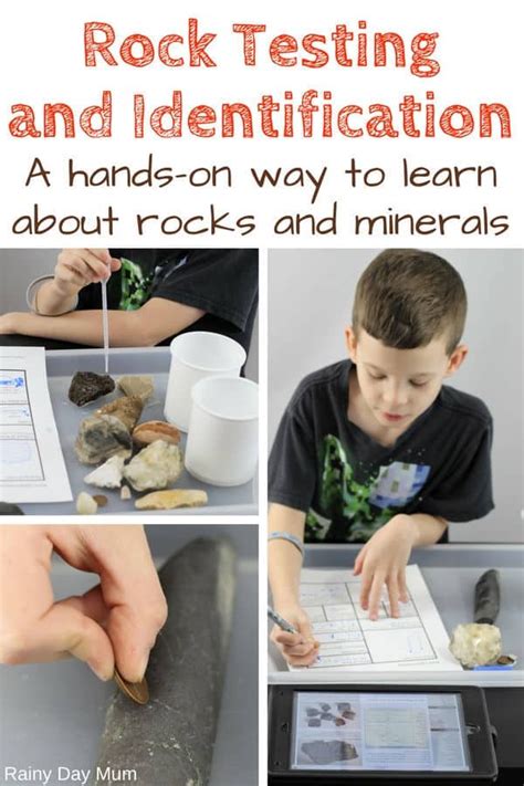 rock testing instructions for kids